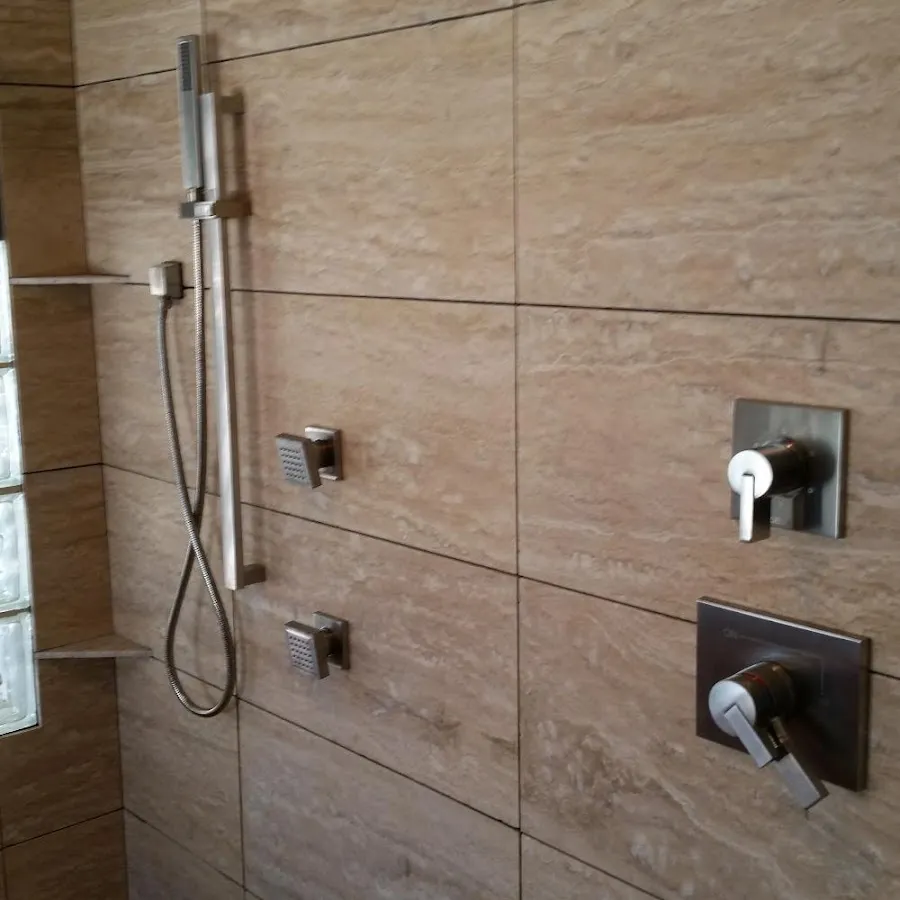 Shower fixture installation for Water Heater Replacement in Union Grove